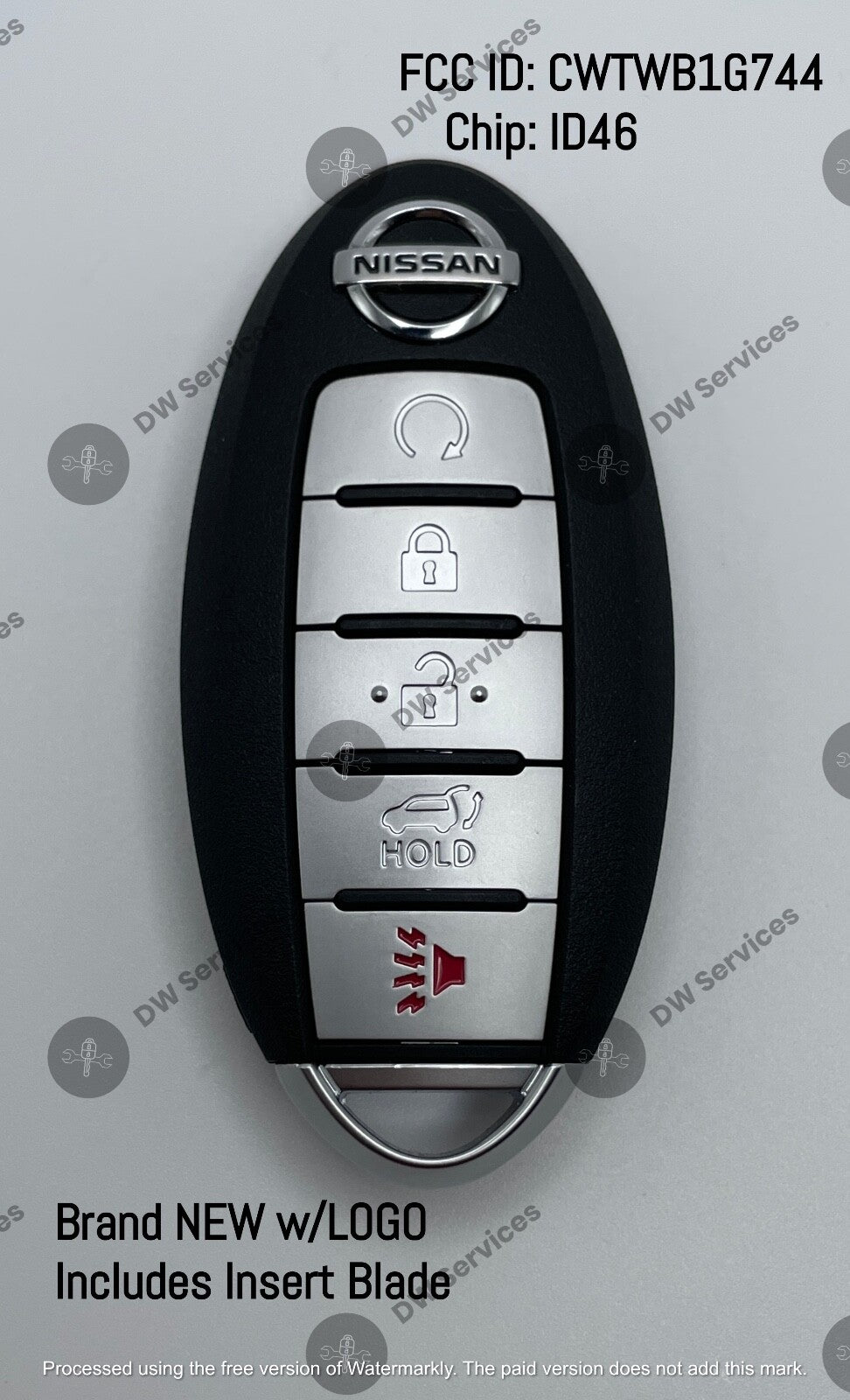 NEW! Nissan Armada 2017-2021 5-button Proximity remote SMART key fob CWTWB1G744