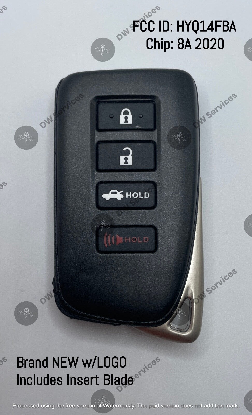 NEW! Lexus IS / RC / ES PROXIMITY remote SMART key FOB HYQ14FBA / AG- 2020