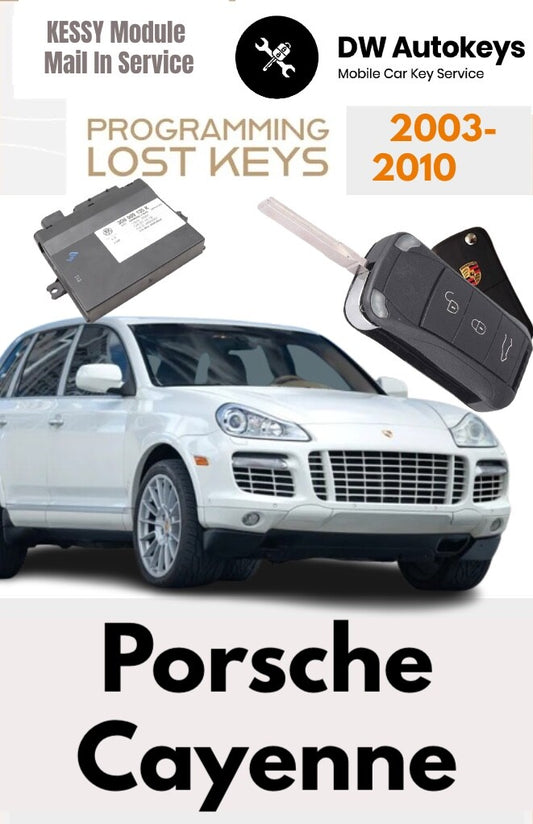 KESSY VAG Porsche Cayenne Key Programming for Add or All Keys Lost SERVICE