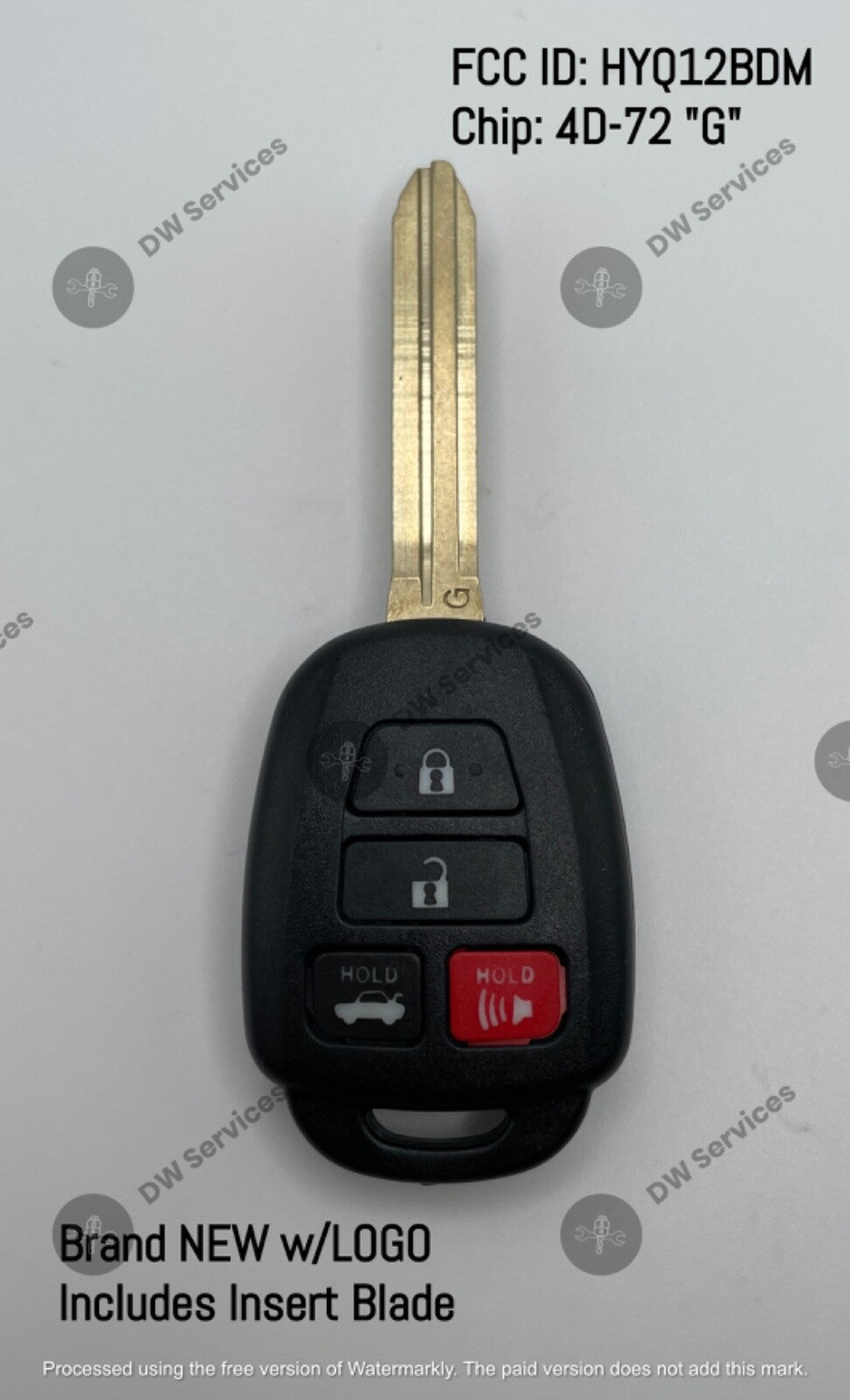 NEW! Toyota CAMRY / COROLLA remote head key fob HYQ12BDM /BEL G-CHIP 89070-06420