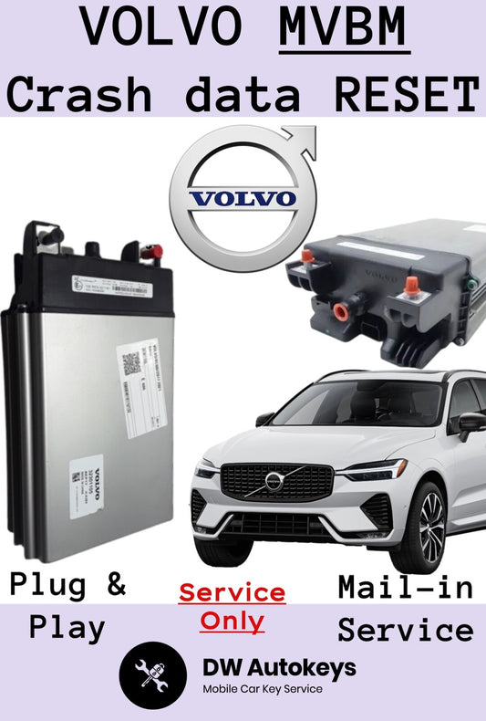 NEW models VOLVO 48V MILD HYBRID BATTERY MVBM Crash DATA Clear Module Reset 24h