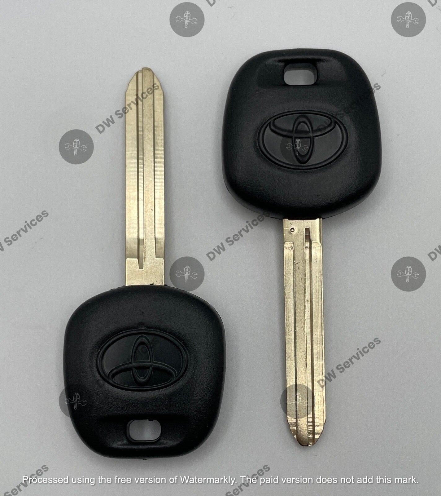 2x NEW! OEM Toyota Transponder Chip 4D67 (DOT) Ignition Key Replacement TOY44D