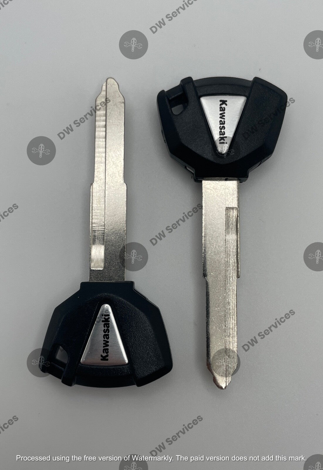 2x NEW! KAWASAKI Motorcycle Key Blank! NINJA Versys Vulcan Z 2010-2023 Black