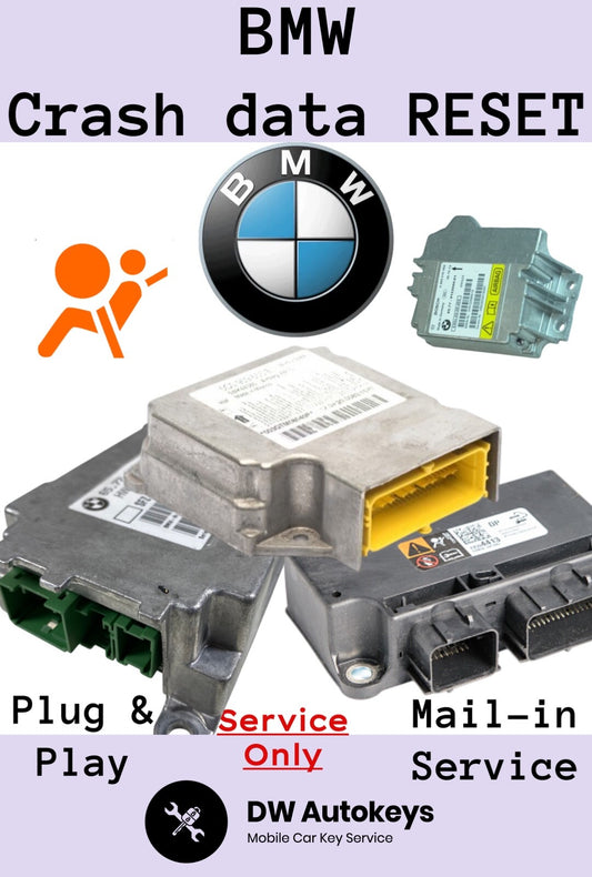 BMW Module Reset SRS Crash DATA Clear SAME DAY Turn-around Return