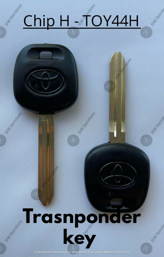 2x NEW! OEM Toyota Transponder H Chip Ignition Car Key Replacement TOY44H MASTER