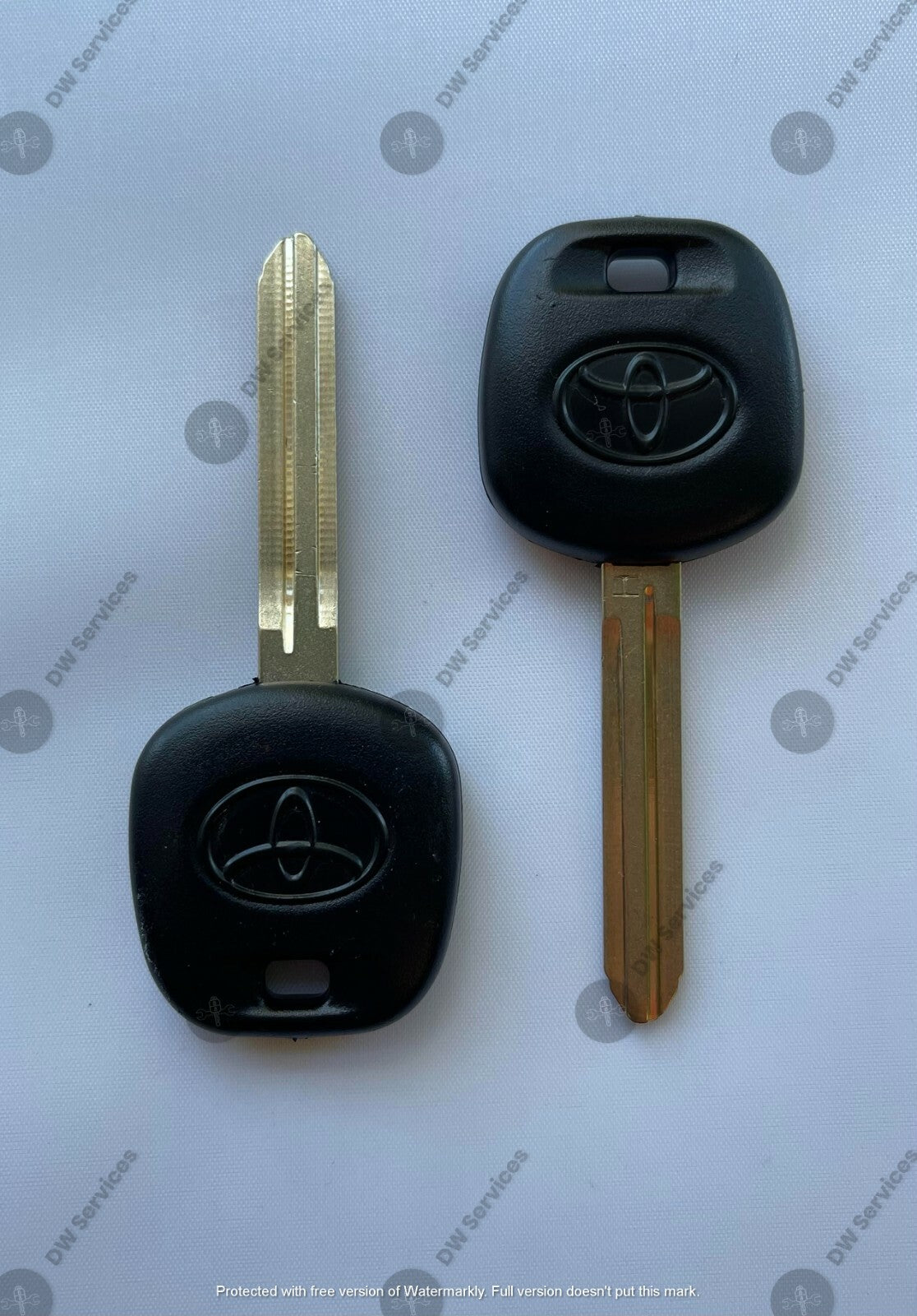 2x NEW! OEM Toyota Transponder H Chip Ignition Car Key Replacement TOY44H MASTER