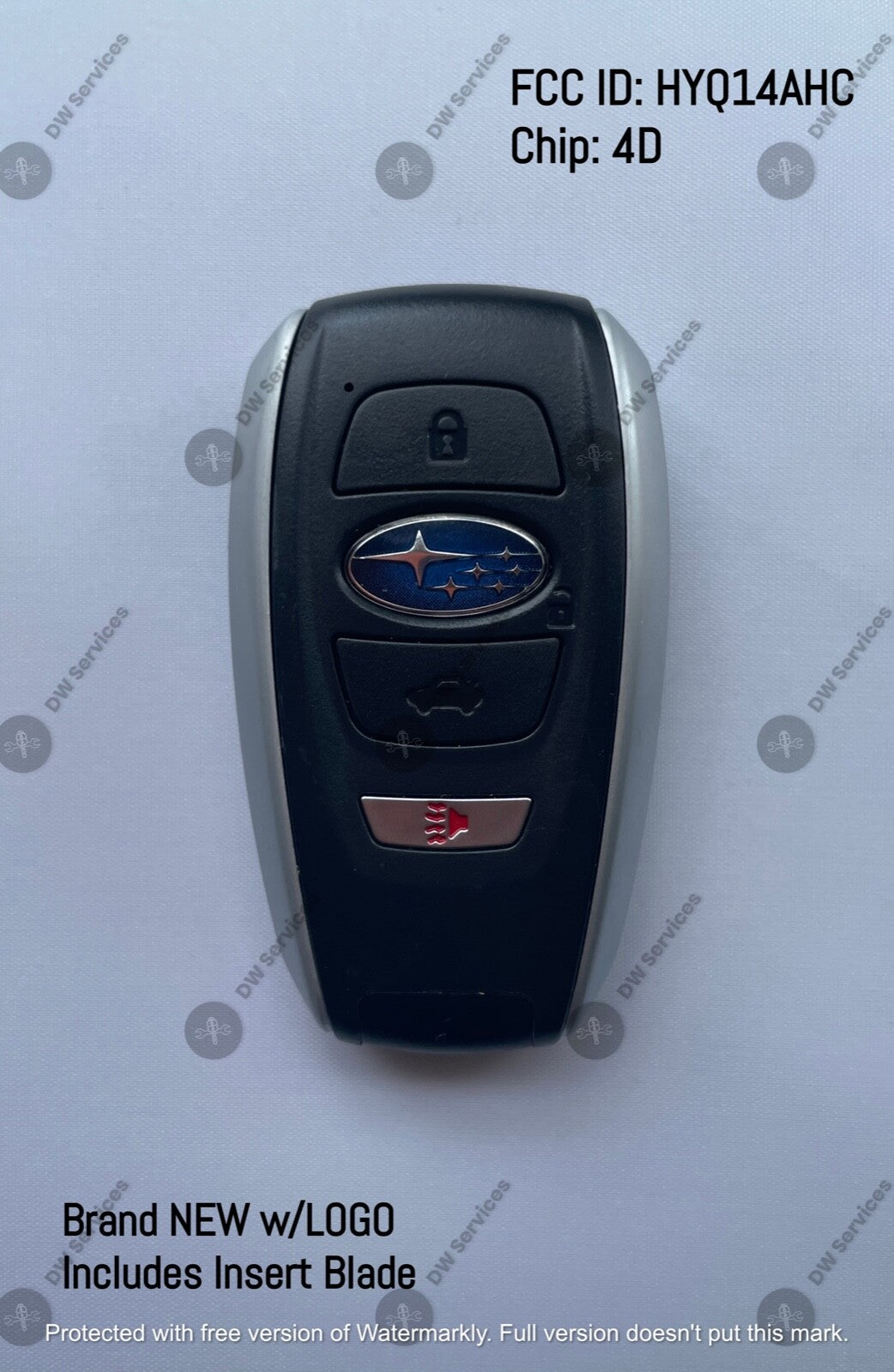 NEW! Subaru 4-button Proximity remote SMART key HYQ14AHC 314 MHz