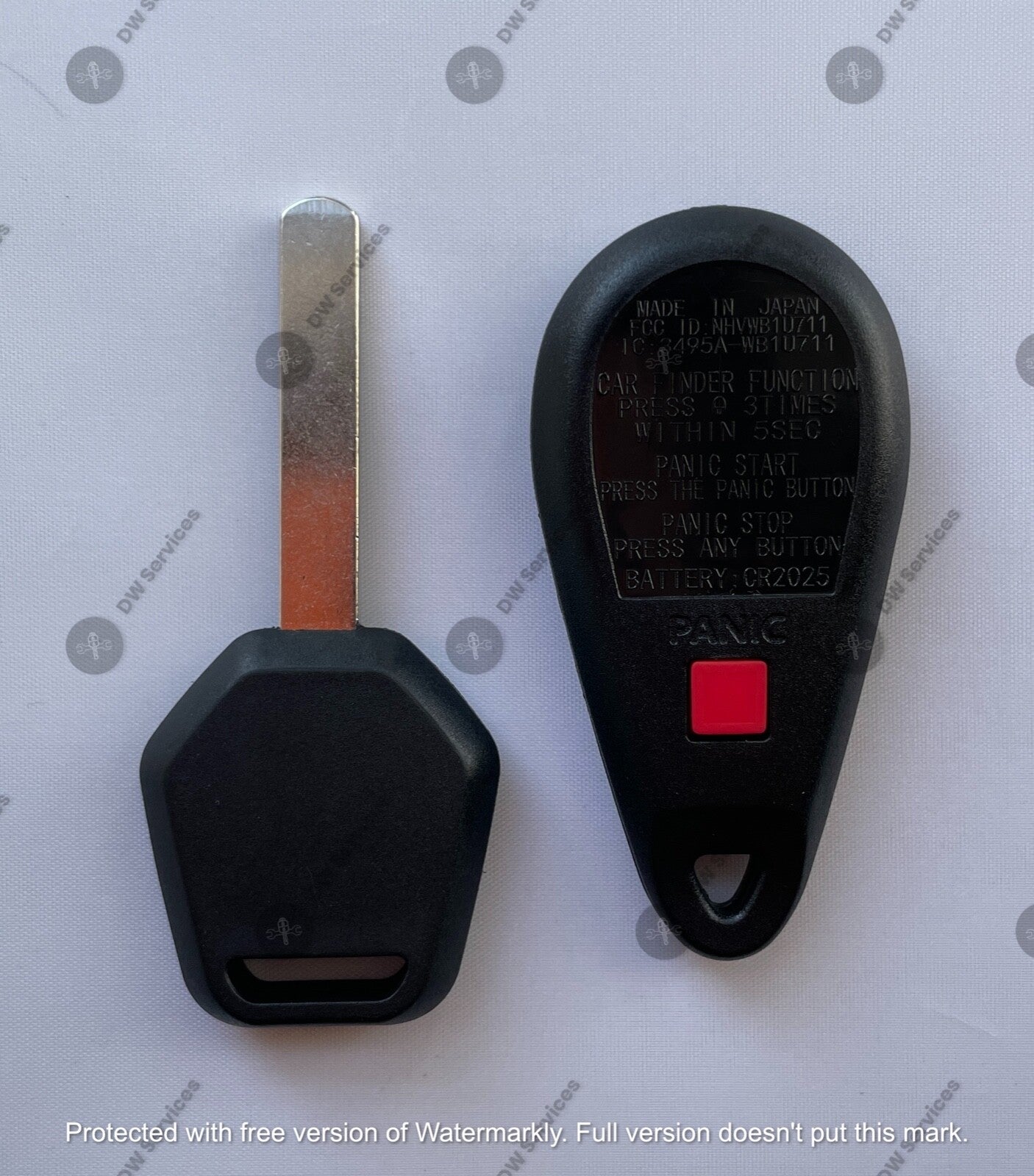 NEW! Subaru keyless entry remote FOB NHVWB1U711 &Transponder Chip KEY 4D60 40bit