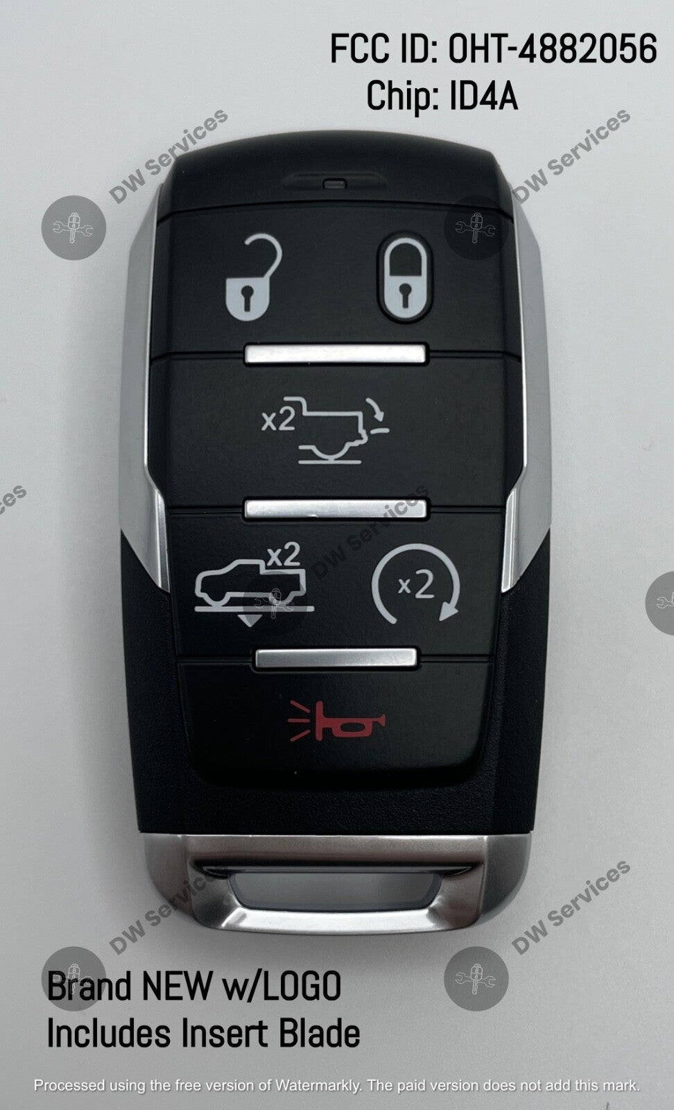 NEW OEM Genuine Dodge RAM 1500 TRX SMART PROXIMITY REMOTE KEY FOB OHT-4882056 #
