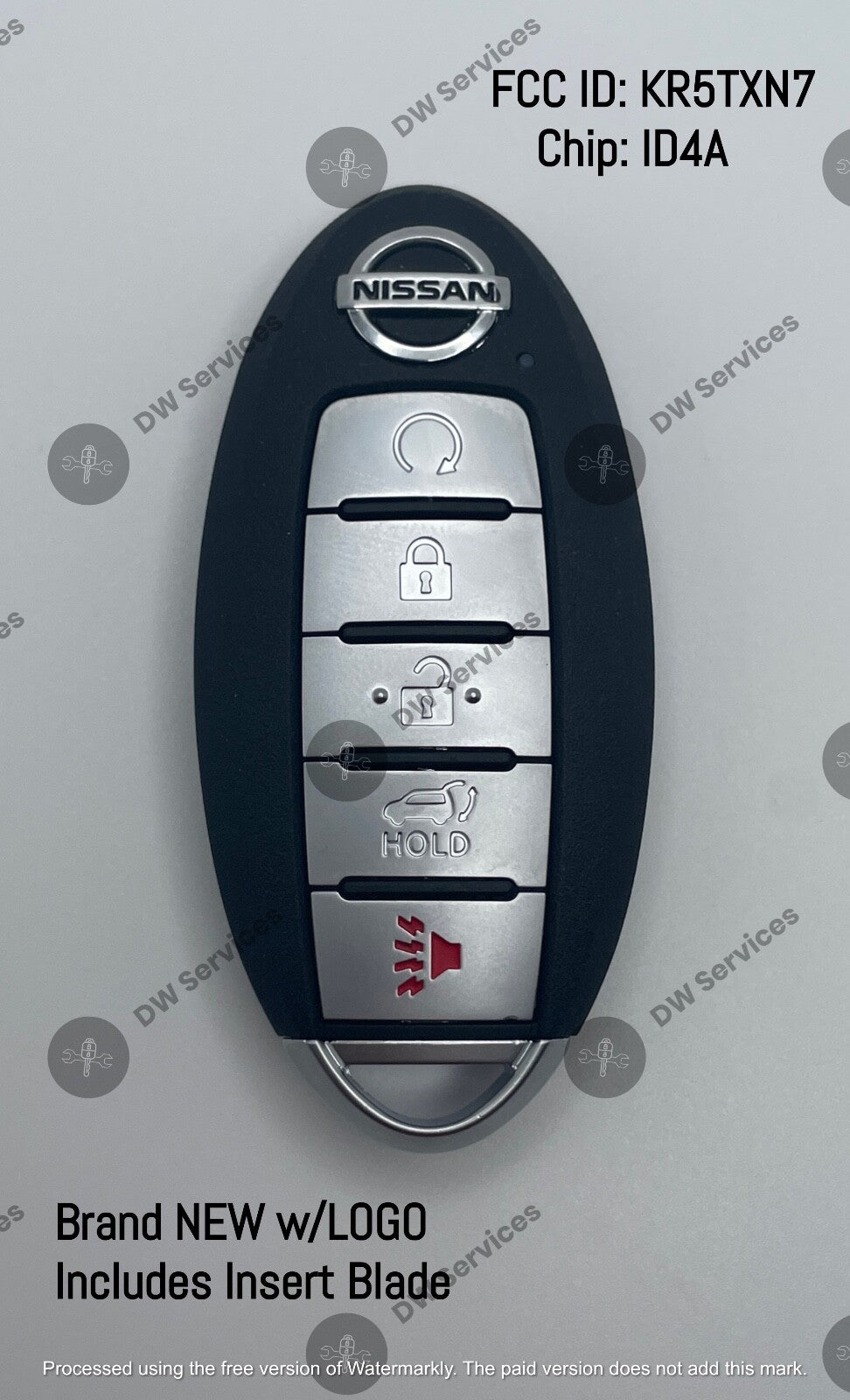 NEW! Nissan Murano Pathfinder Proximity remote SMART key Fob KR5TXN7 S180144905
