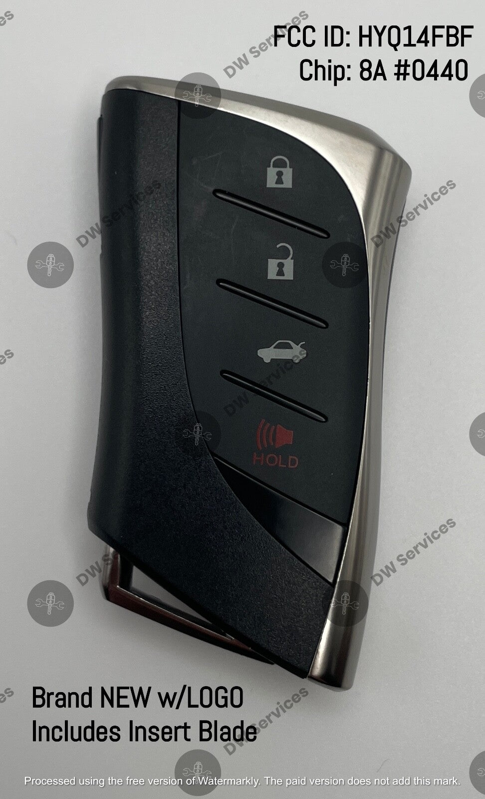 NEW! Lexus ES250/ES350/ES300/LS500  PROXIMITY remote SMART key FOB HYQ14FBF 0440