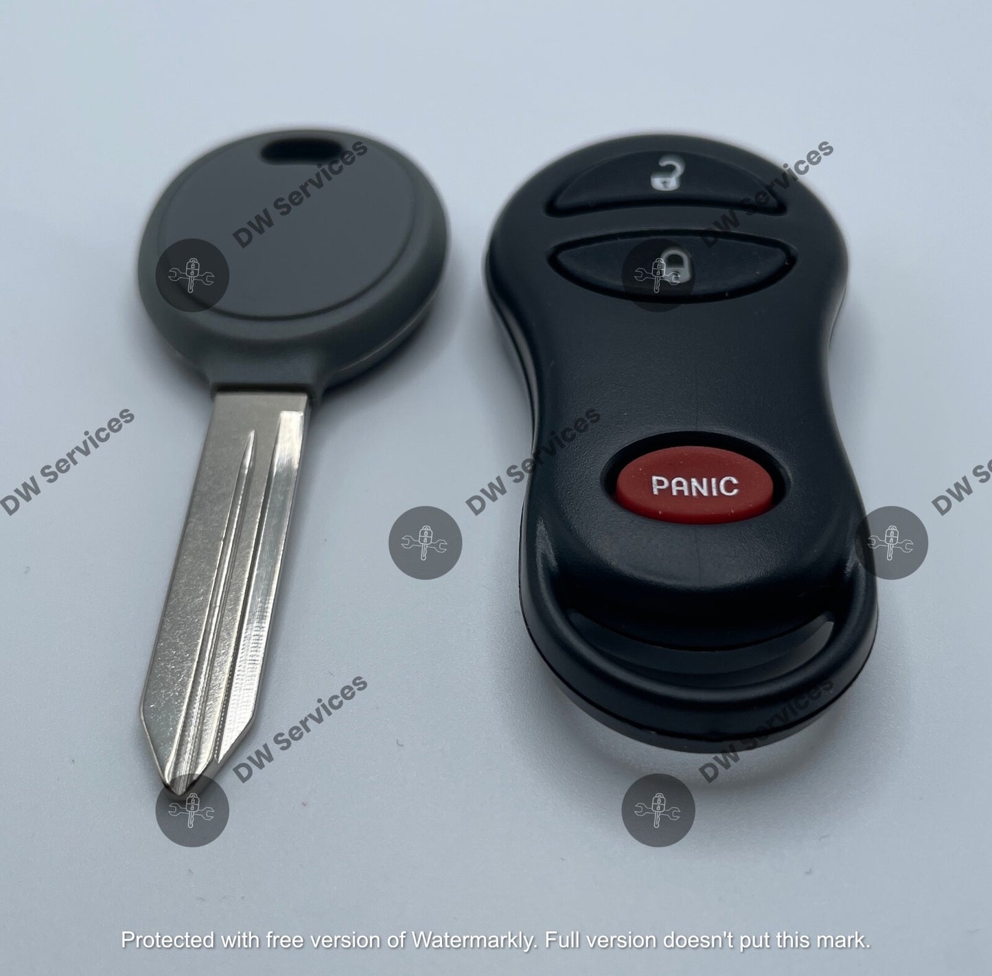 NEW! Dodge/Jeep keyless entry remote FOB GQ43VT9T & Transponder KEY 4D64 Chip