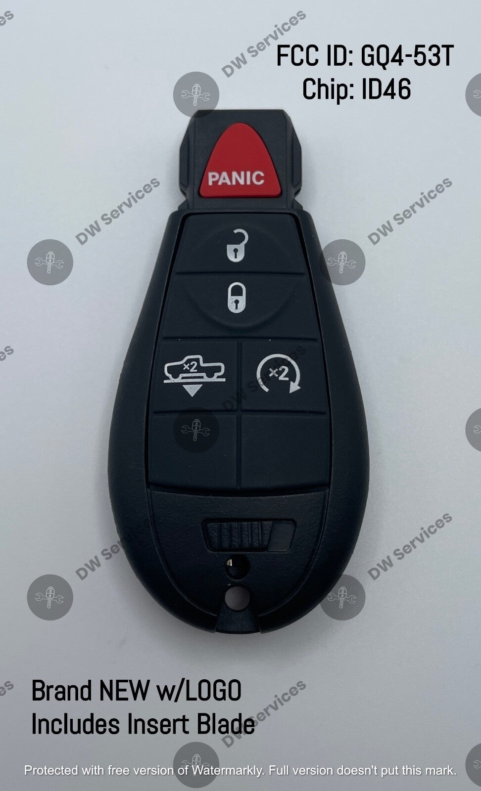 NEW! OEM GENUINE Dodge RAM 1500 2013-2018 keyless entry remote FOB FOBIK GQ4-53T