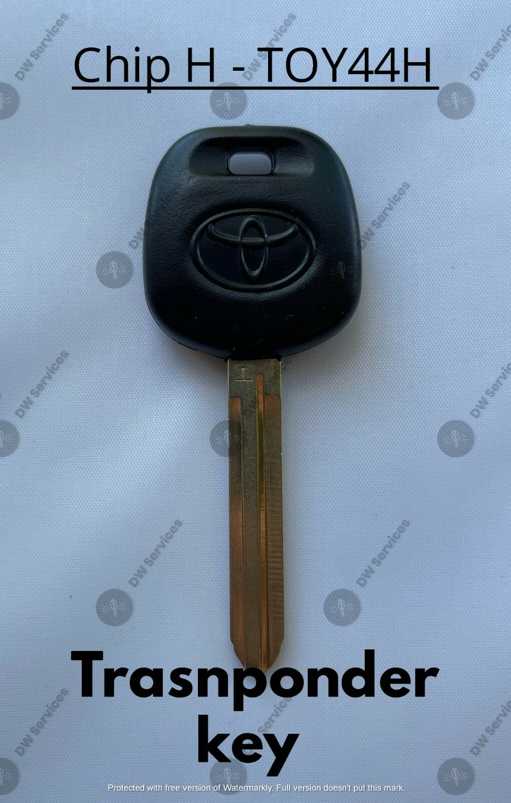 NEW! OEM Toyota Transponder H Chip Ignition Car Key Replacement TOY44H MASTER