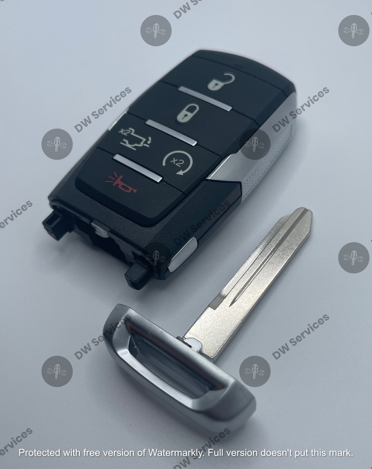 NEW! Dodge RAM 1500 5 button SMART KEY PROXIMITY REMOTE FOB OHT-4882056