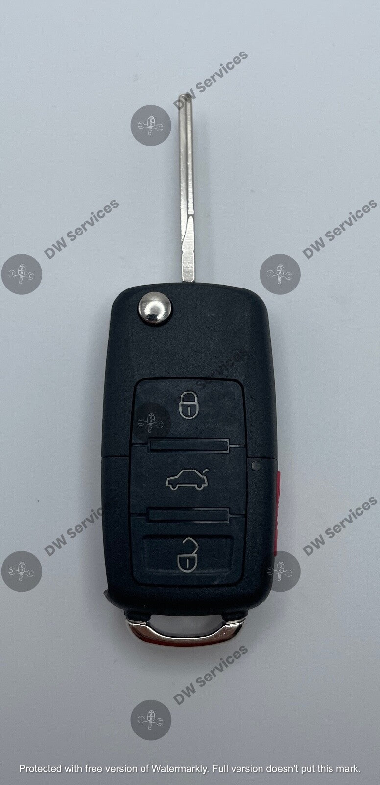 NEW! Volkswagen 4 button flip key remote fob NBG735868T / 1J0959753AM/DC Jetta G