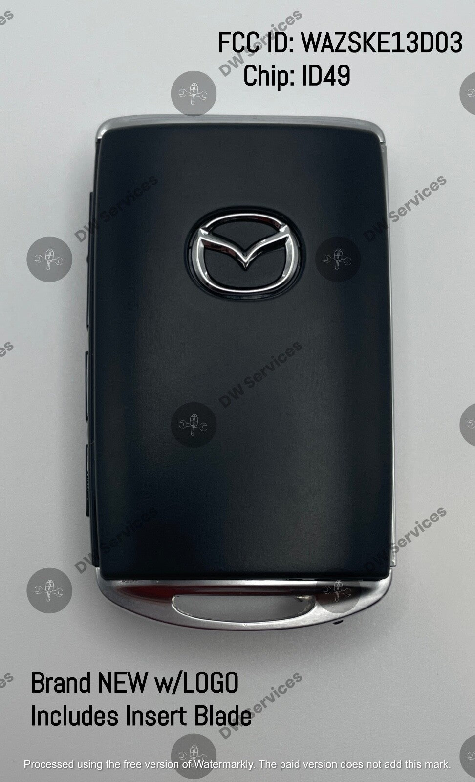 NEW! Mazda 6 / MX-5 Miata RF 4-button Proximity remote SMART key WAZSKE13D03