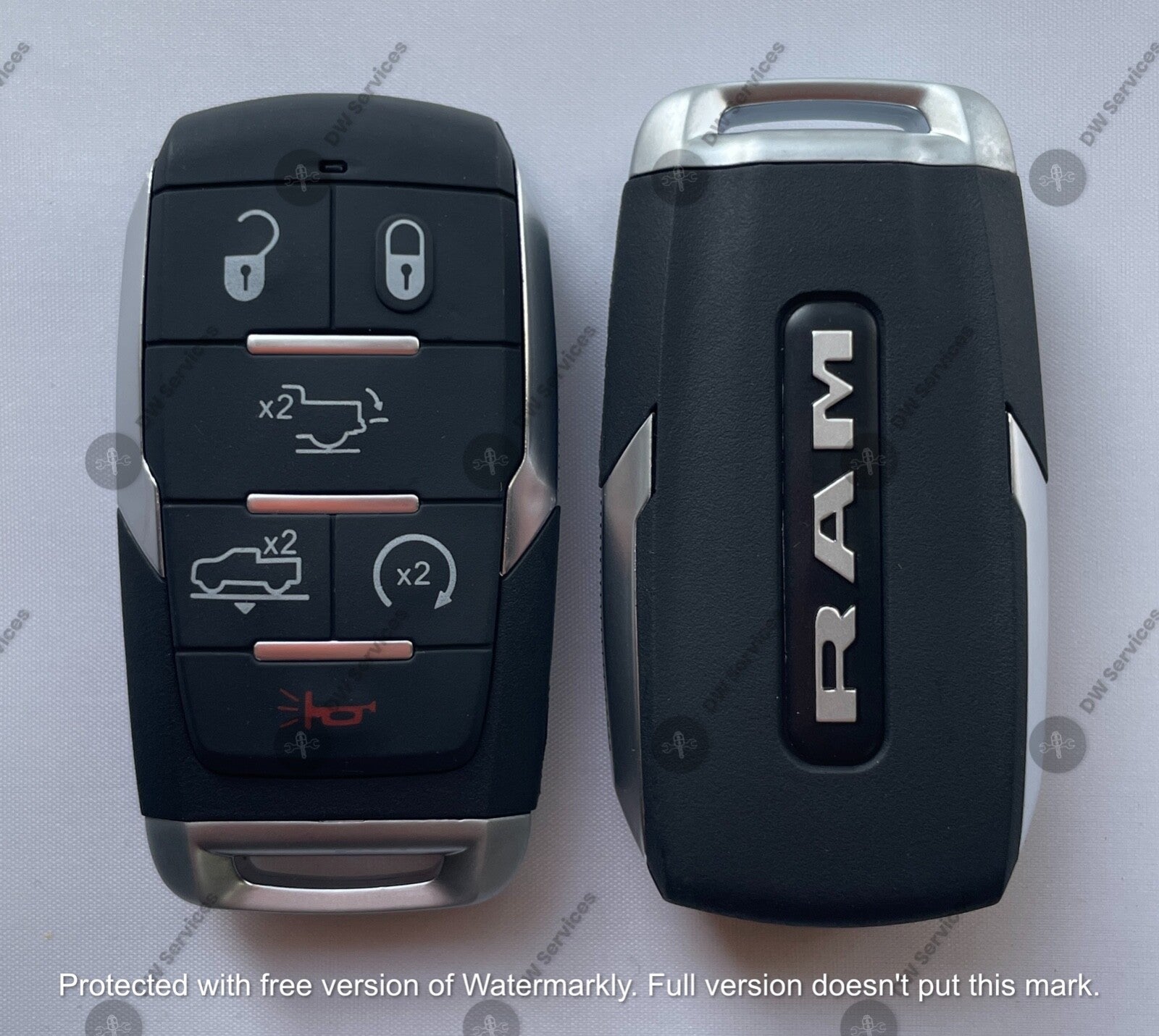 NEW! Dodge RAM 1500 6 button SMART KEY PROXIMITY REMOTE FOB OHT-4882056