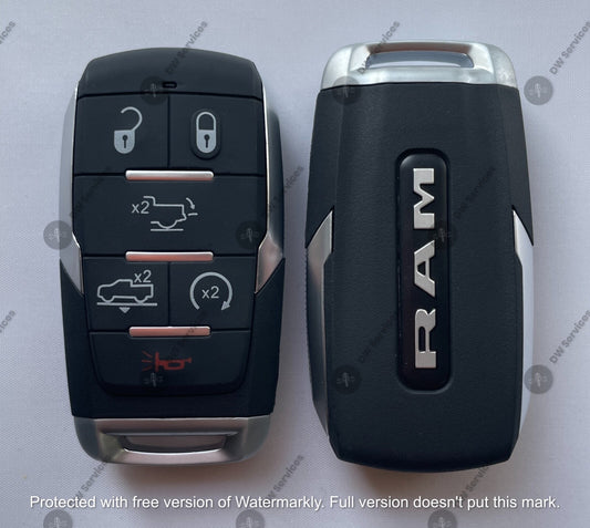 NEW! Dodge RAM 1500 6 button SMART KEY PROXIMITY REMOTE FOB OHT-4882056
