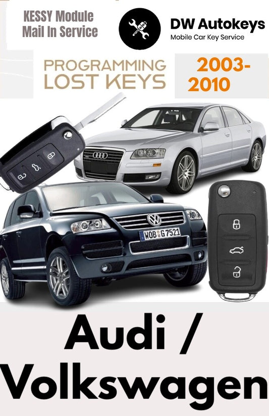 KESSY VAG Audi A8 / Volkswagen Key Programming for Add or All Keys Lost SERVICE