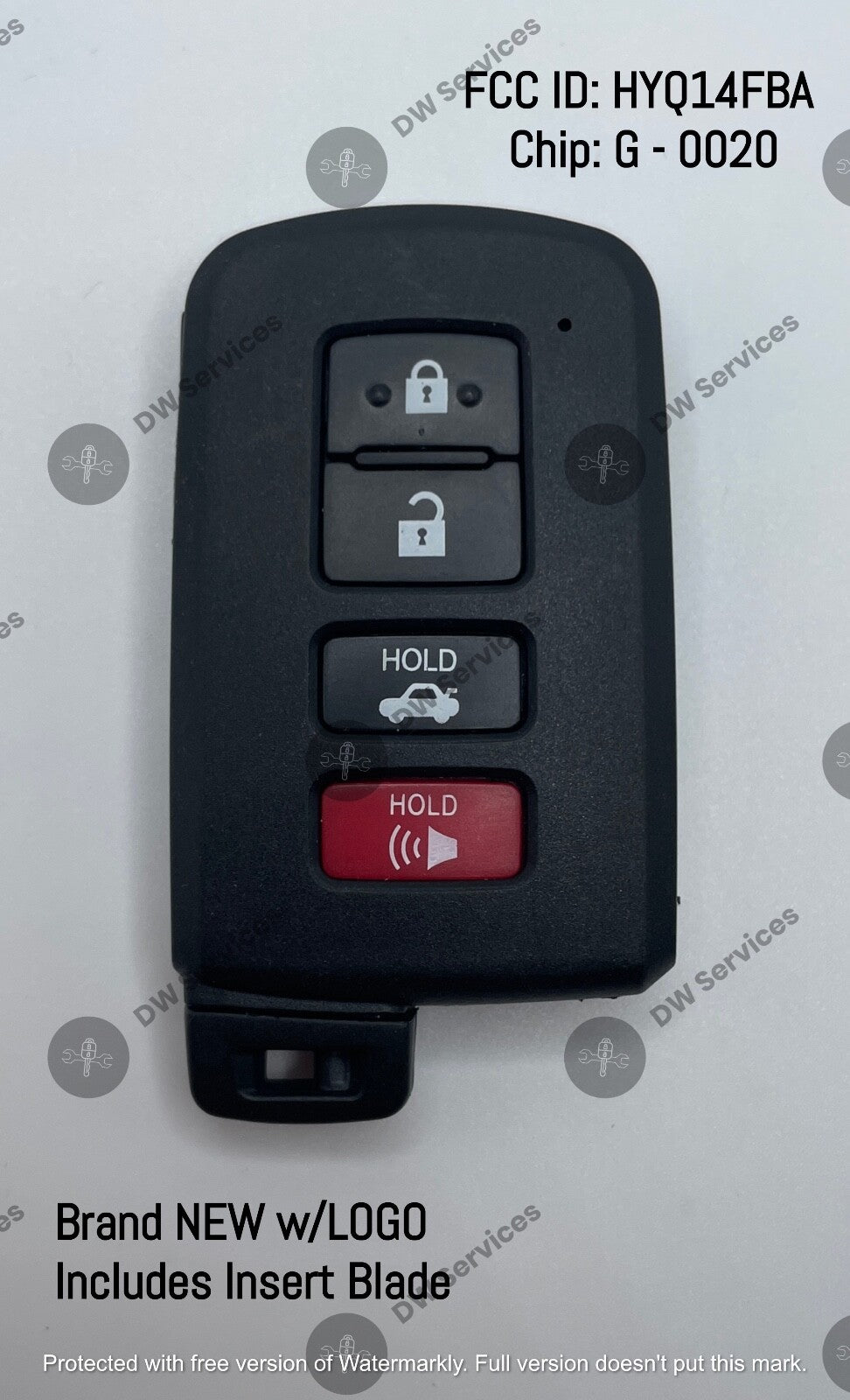 NEW! Toyota Avalon / Camry / Corolla PROXIMITY remote SMART key HYQ14FBA G-0020