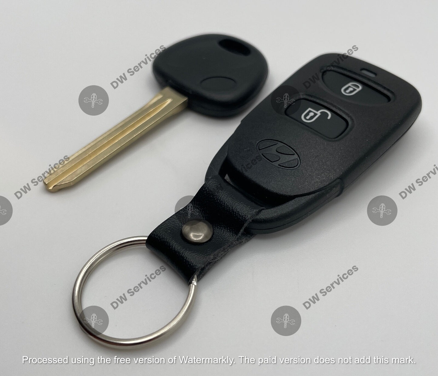 NEW! Hyundai Santa FE keyless entry remote FOB PINHA-T038 & Non-Transponder KEY