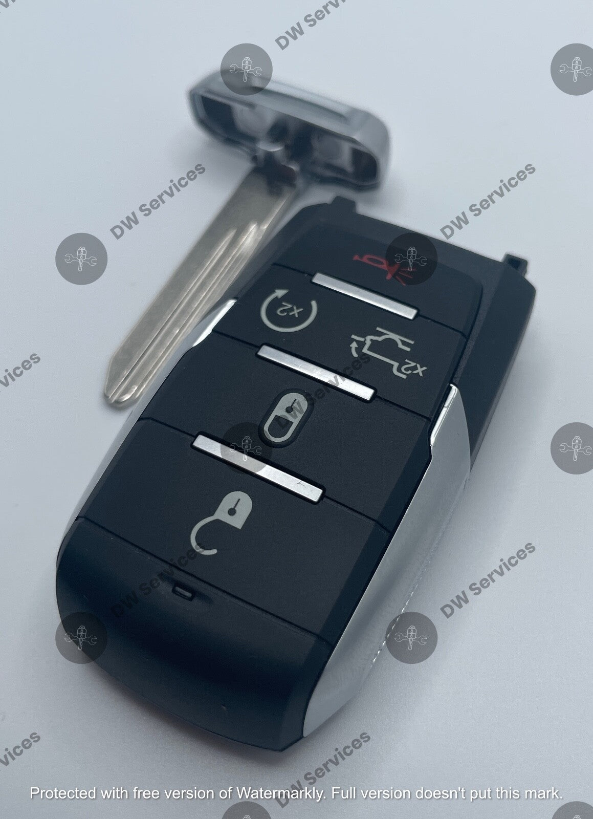 NEW! Dodge RAM 1500 5 button SMART KEY PROXIMITY REMOTE FOB OHT-4882056