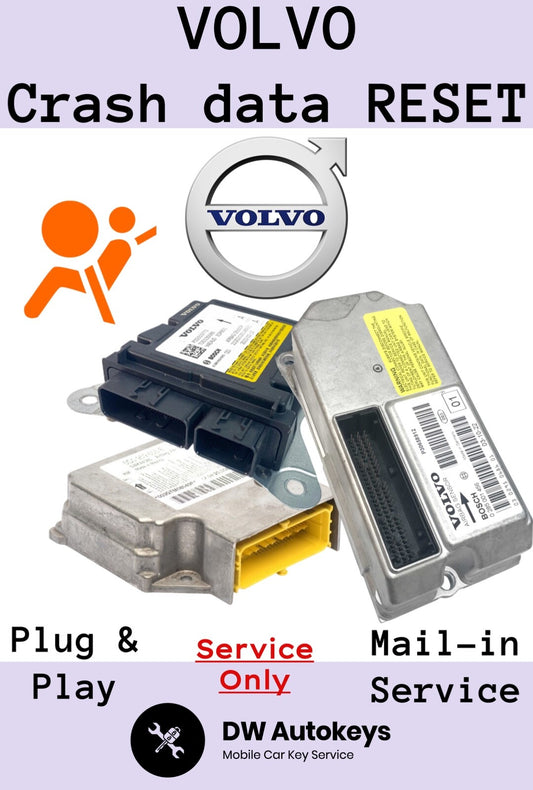 VOLVO Module Reset SRS Crash DATA Clear SAME DAY Turn-around Return