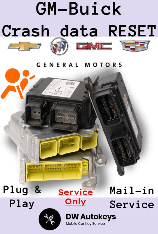 GM Buick Module Reset SRS Crash DATA Clear SAME DAY Return