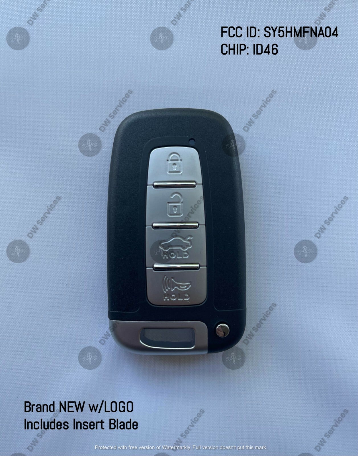 NEW! Hyundai 4 button Smart keyless PROX entry remote fob SY5HMFNA04