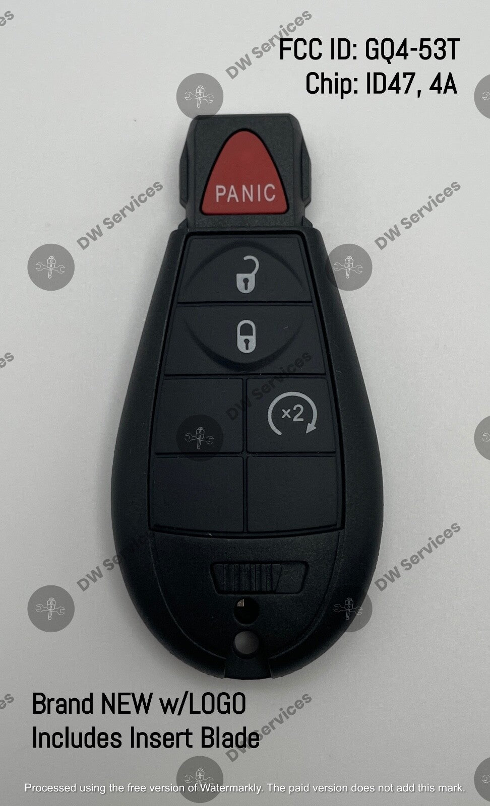 NEW! Jeep Cherokee 2014 - 2021 keyless entry remote FOB FOBIK GQ4-53T 68105083AG