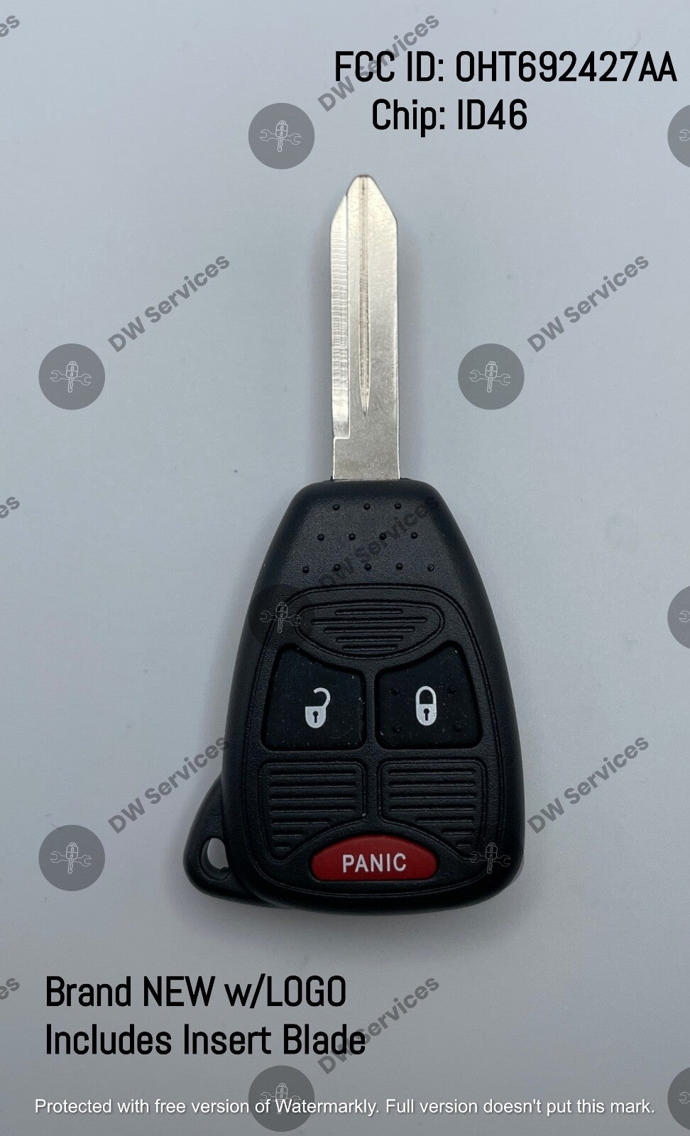 NEW! Dodge keyless entry remote key FOB OHT692427AA OHT692713AA Caliber Dakota..