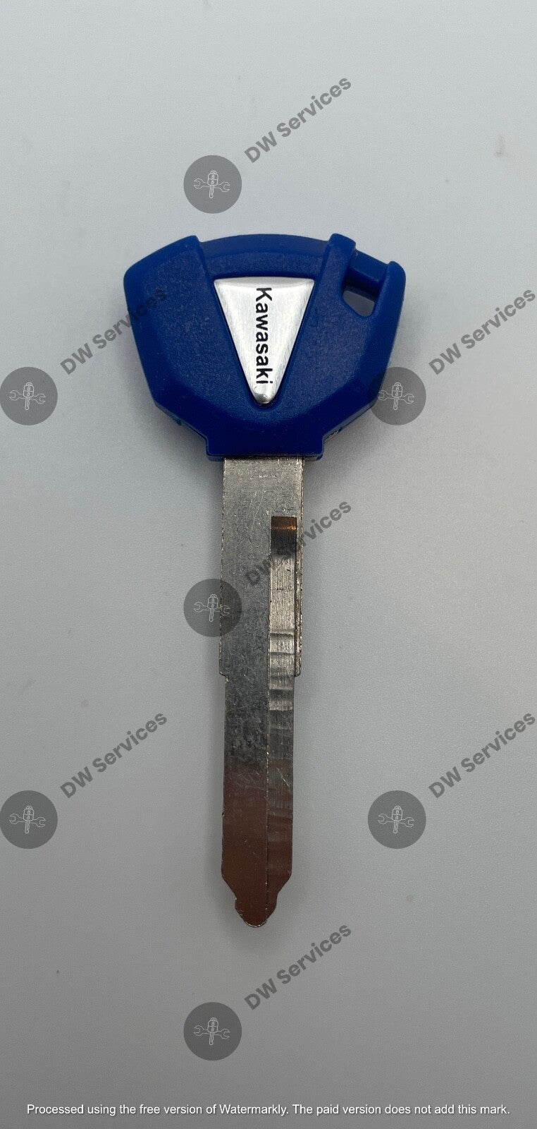 NEW! KAWASAKI Motorcycle Key Blank! NINJA Versys Vulcan Z 2010-2023 Blue Color
