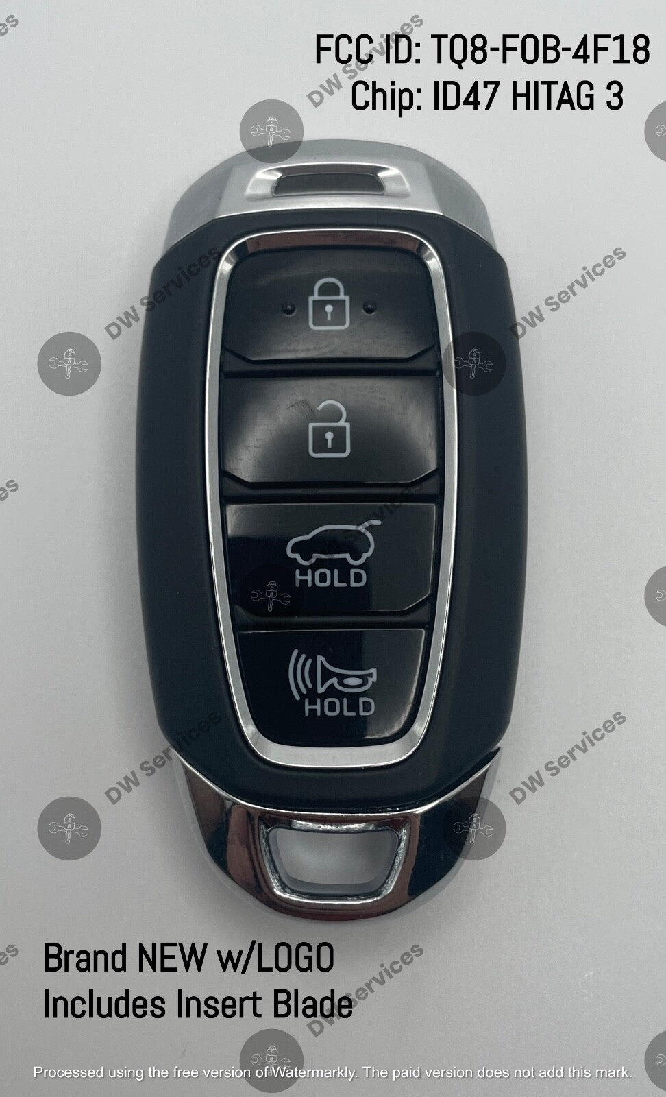 NEW! OEM Hyundai KONA 18-21 Smart Proxy remote key FOB TQ8-FOB-4F18 95440-J9000