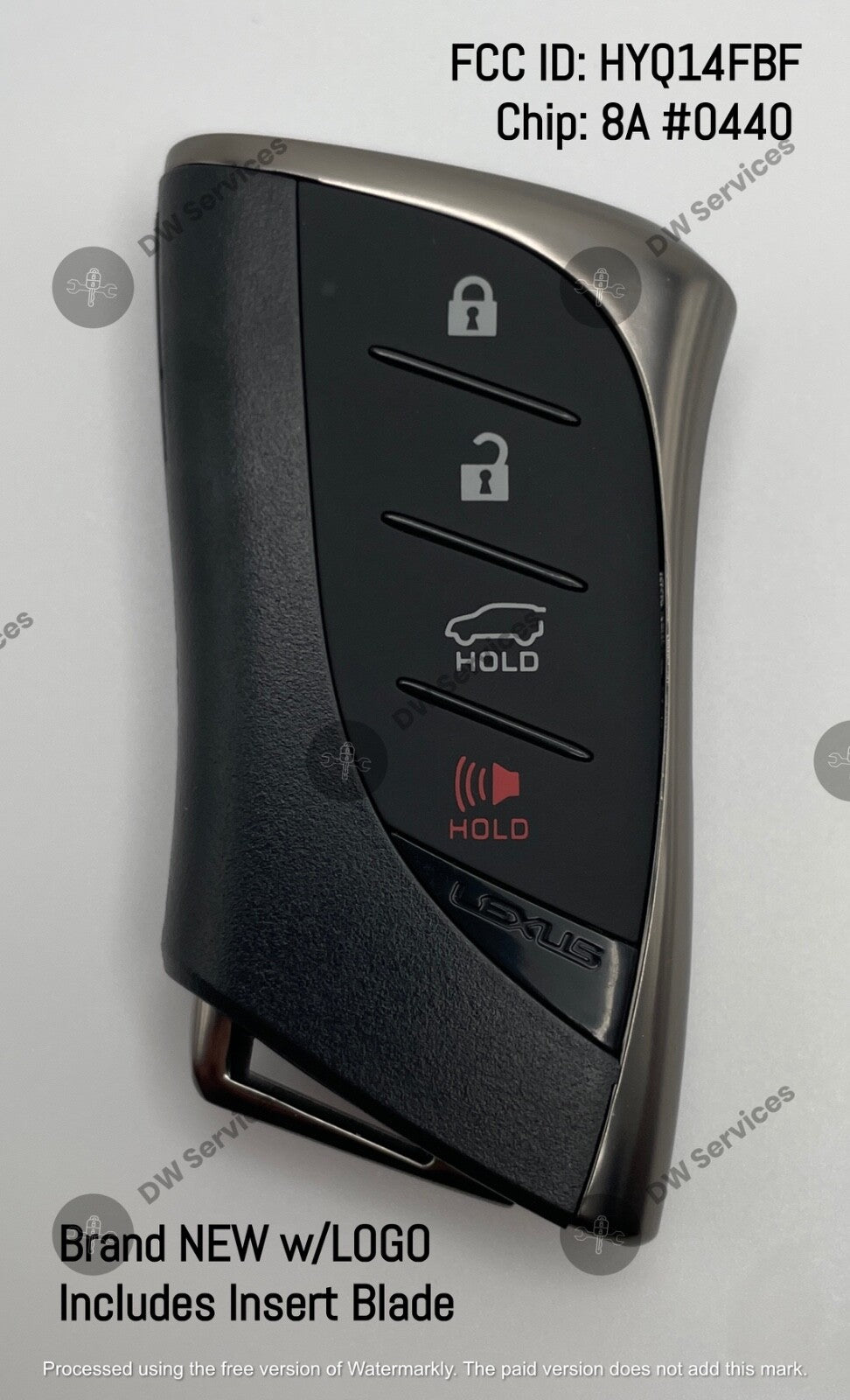 NEW! Lexus GX460 / UX200 PROXIMITY remote SMART key FOB HYQ14FBF 89904-60U80