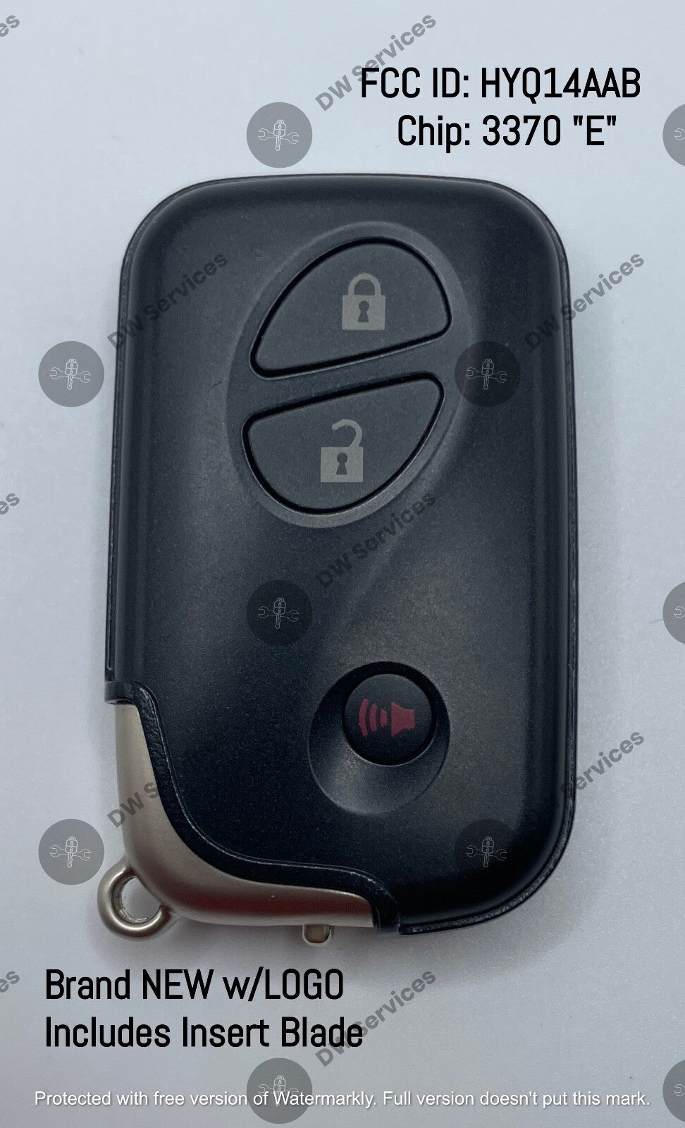 NEW! Lexus CT200H 2011-2017 SMART Proximity Remote key Fob HYQ14AAB 3370 "E"