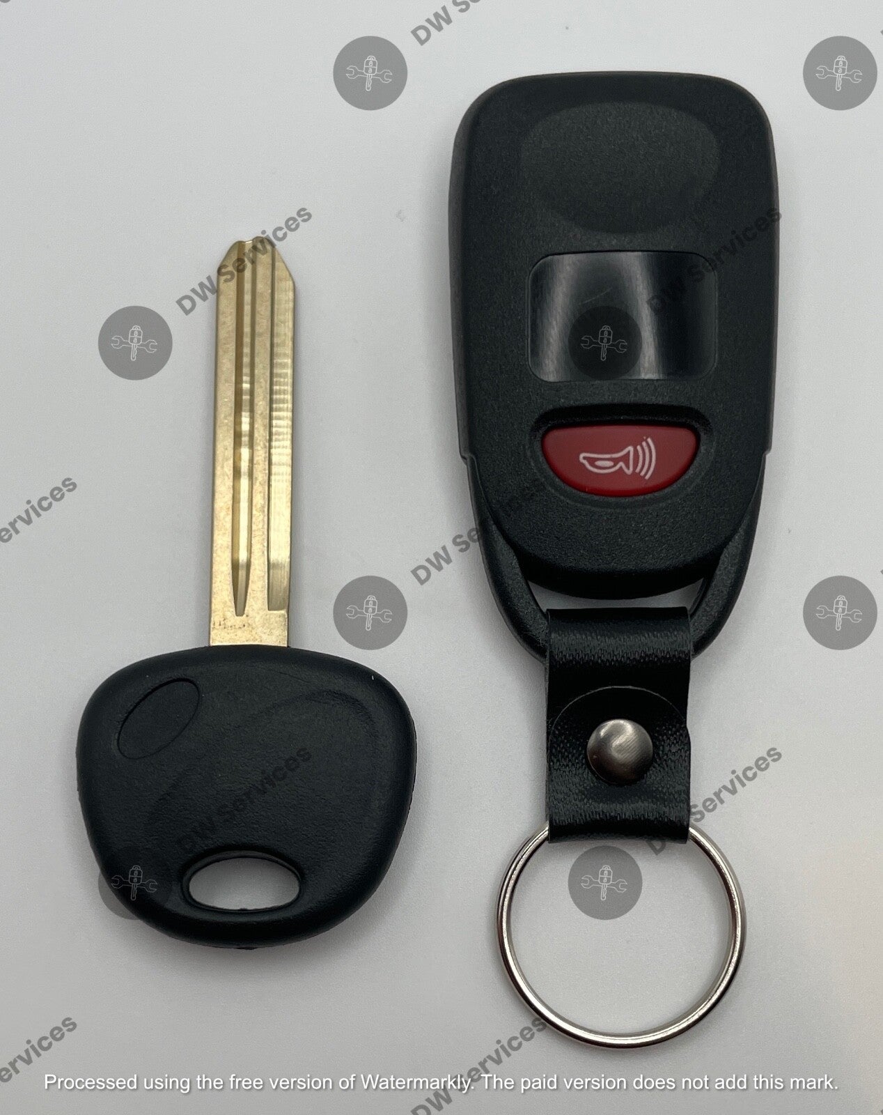 NEW! Hyundai Santa FE keyless entry remote FOB PINHA-T038 & Non-Transponder KEY