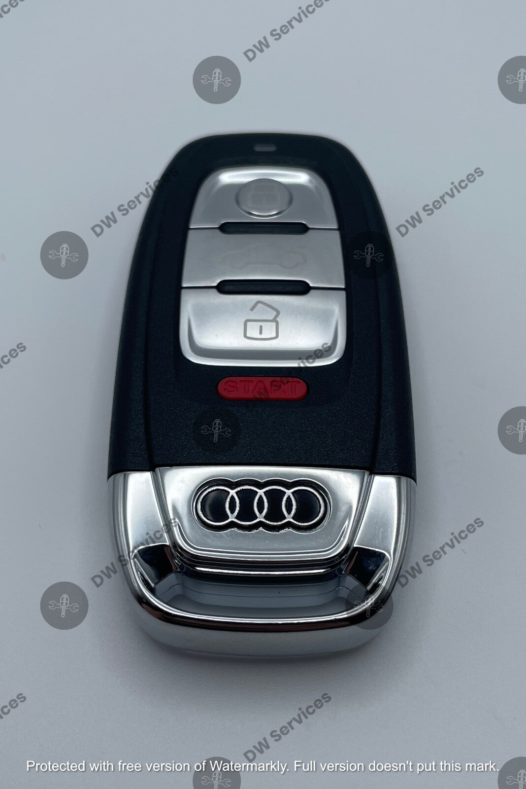 NEW! Audi 4-button remote SLOT key fob WITHOUT Comfort ACCESS IYZFBSB802