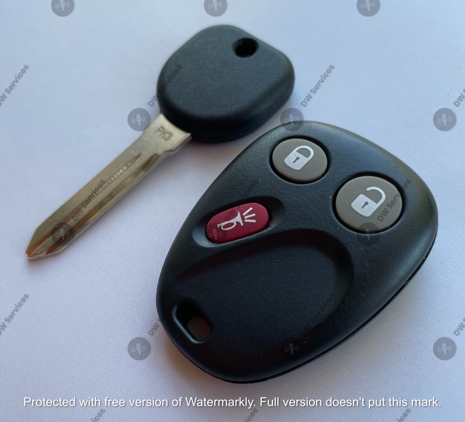 NEW! GM keyless entry remote FOB MYT3X6898B &NON Transponder KEY BUICK Rainier