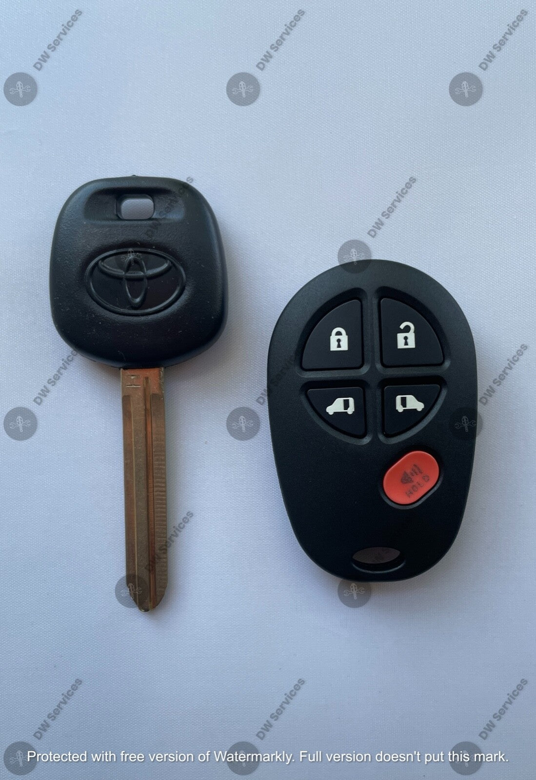 NEW! Toyota SIENNA keyless entry remote FOB GQ43VT20T & Transponder KEY 'H' Chip