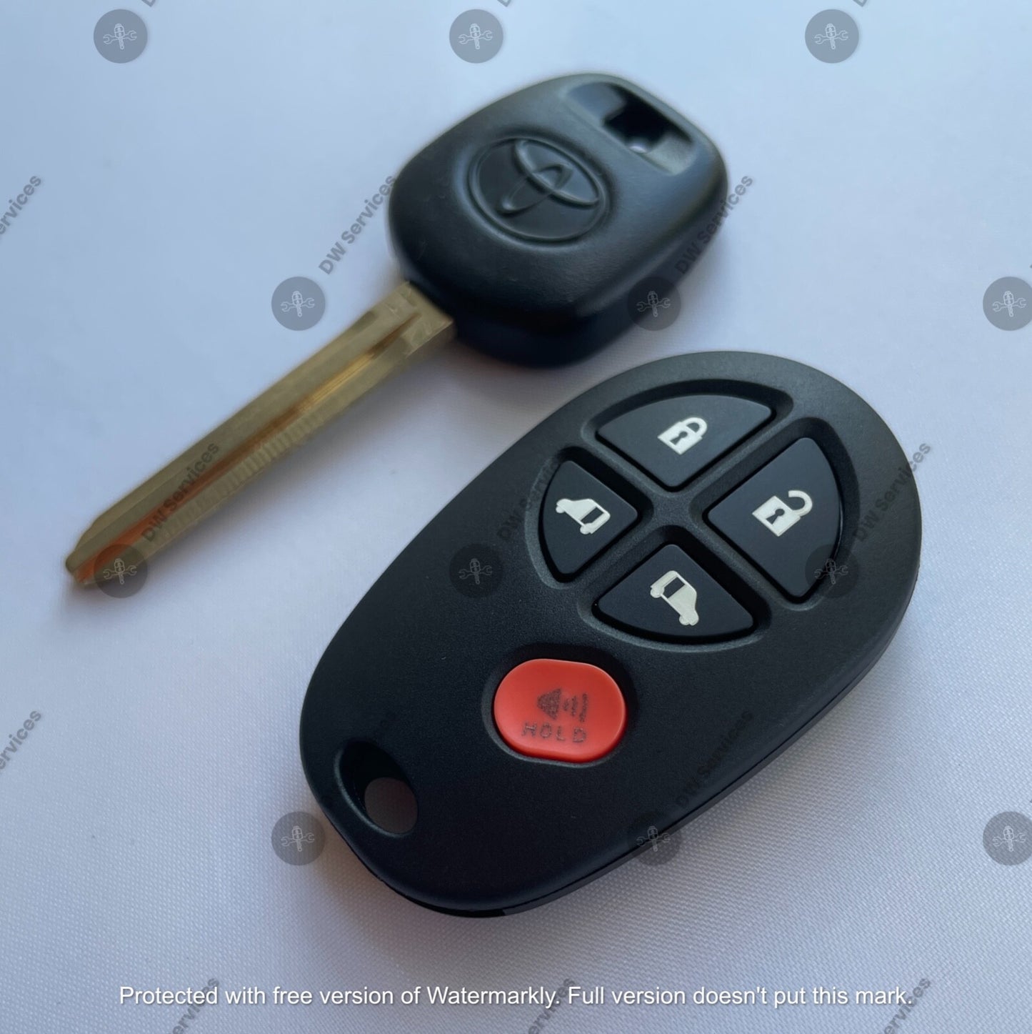 NEW! Toyota SIENNA keyless entry remote FOB GQ43VT20T & Transponder KEY 'H' Chip