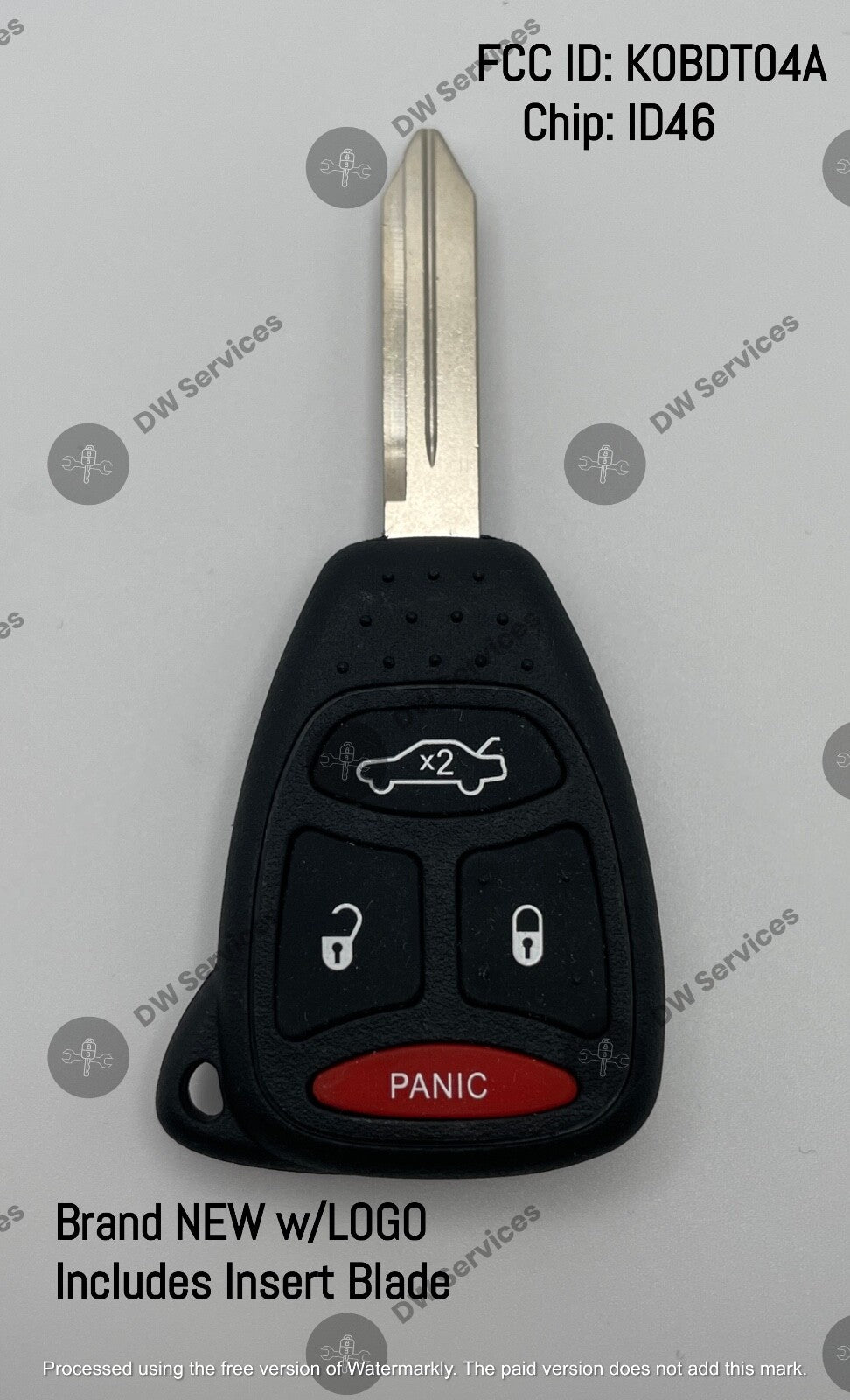NEW! Jeep Grand Cherokee / Commander  KEYLESS entry remote head key FOB KOBDT04A