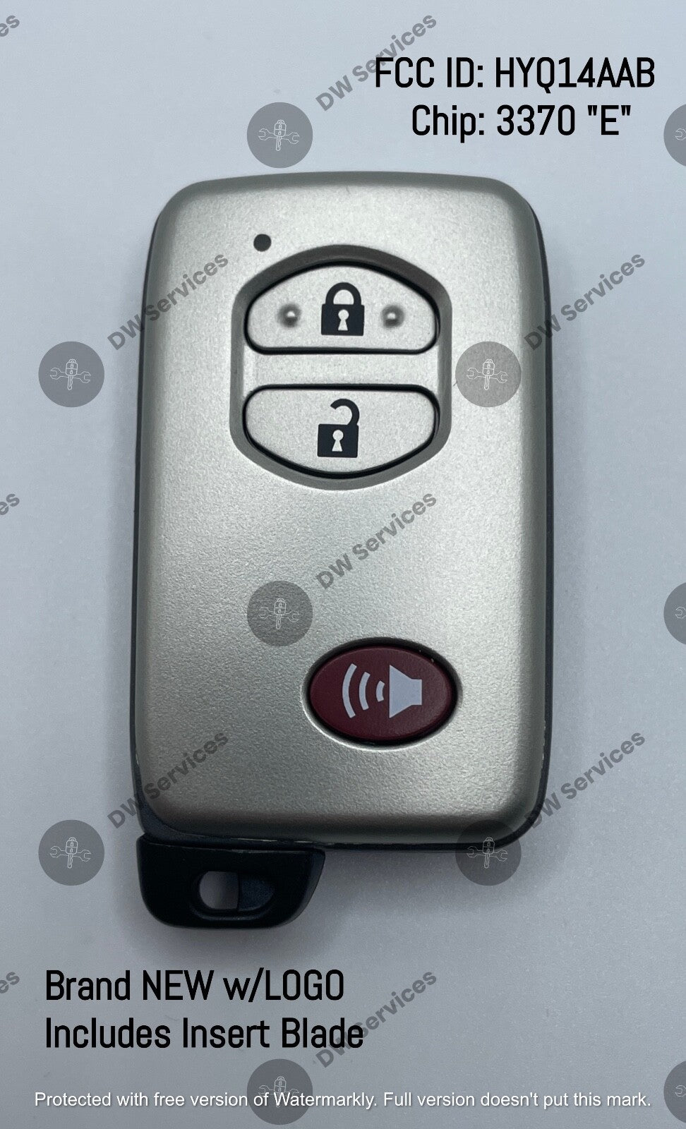 NEW! Toyota Prius / 4Runner / Rav4 PROXIMITY remote SMART key FOB HYQ14AAB #3370