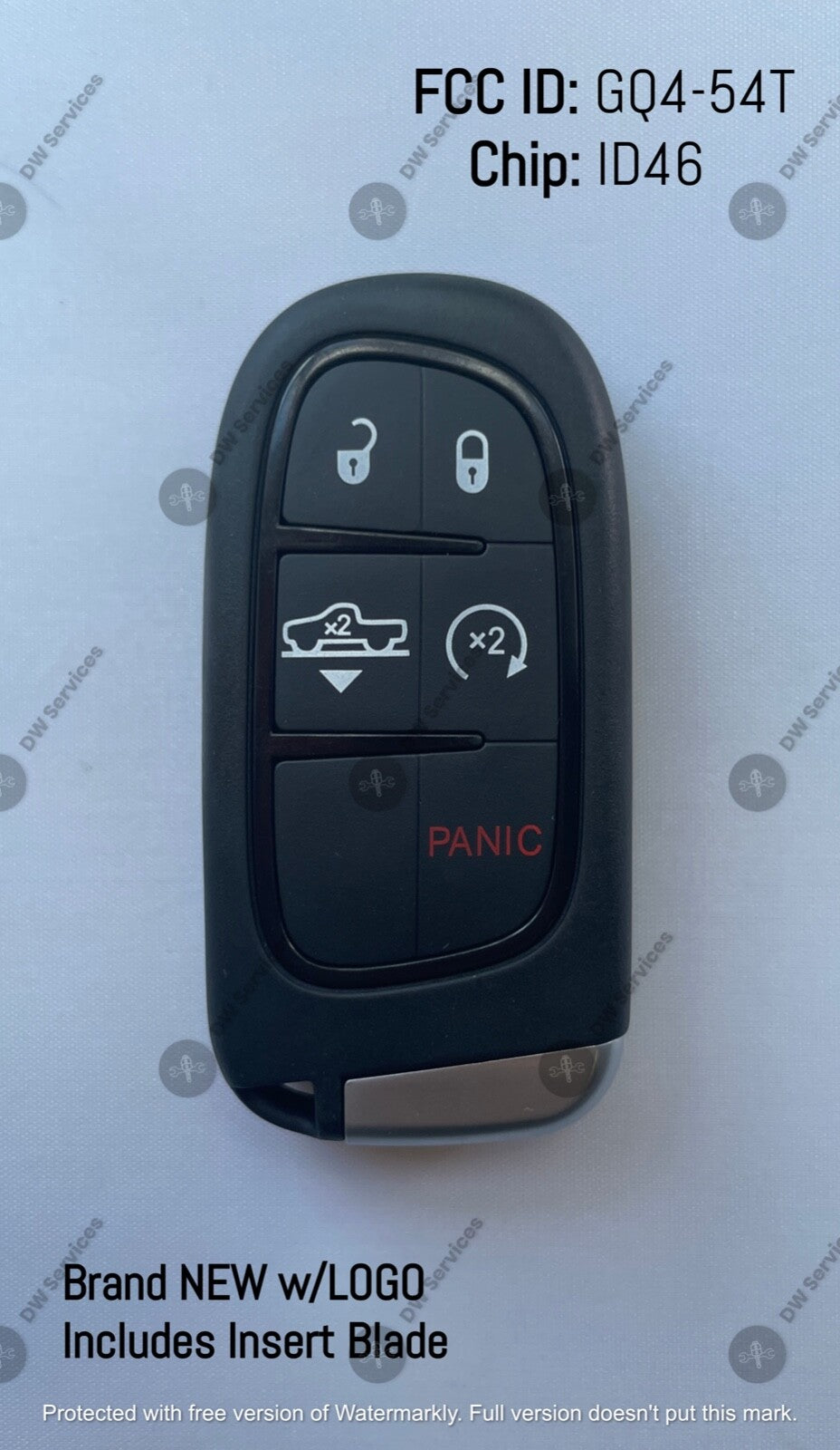 NEW GENUINE Dodge RAM SMART key PROXIMITY remote fob GQ4-54T 68159657 2013-2018