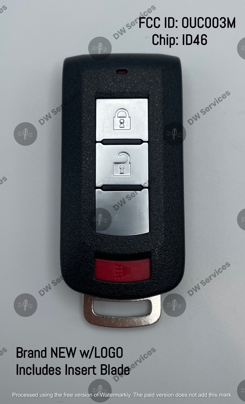 NEW! Mitsubishi Mirage 13-20 keyless entry Proximity Smart Key OUC003M 8637B153