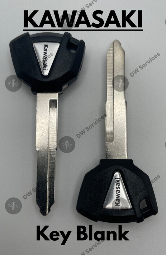 2x NEW! KAWASAKI Motorcycle Key Blank! NINJA Versys Vulcan Z 2010-2023 Black
