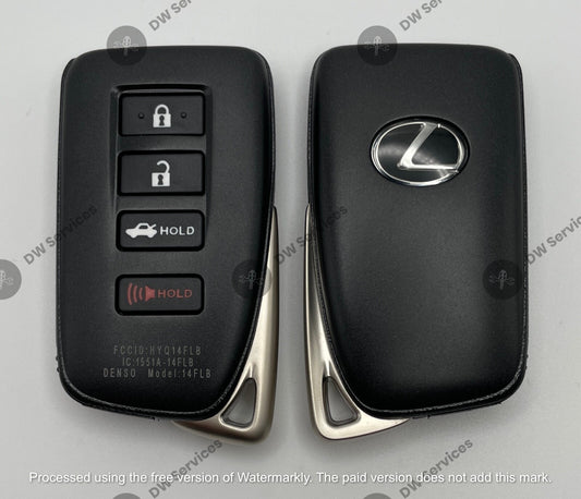 NEW! Lexus IS / RC / RCF PROXIMITY remote SMART key FOB HYQ14FLB Chip H-8A 3950
