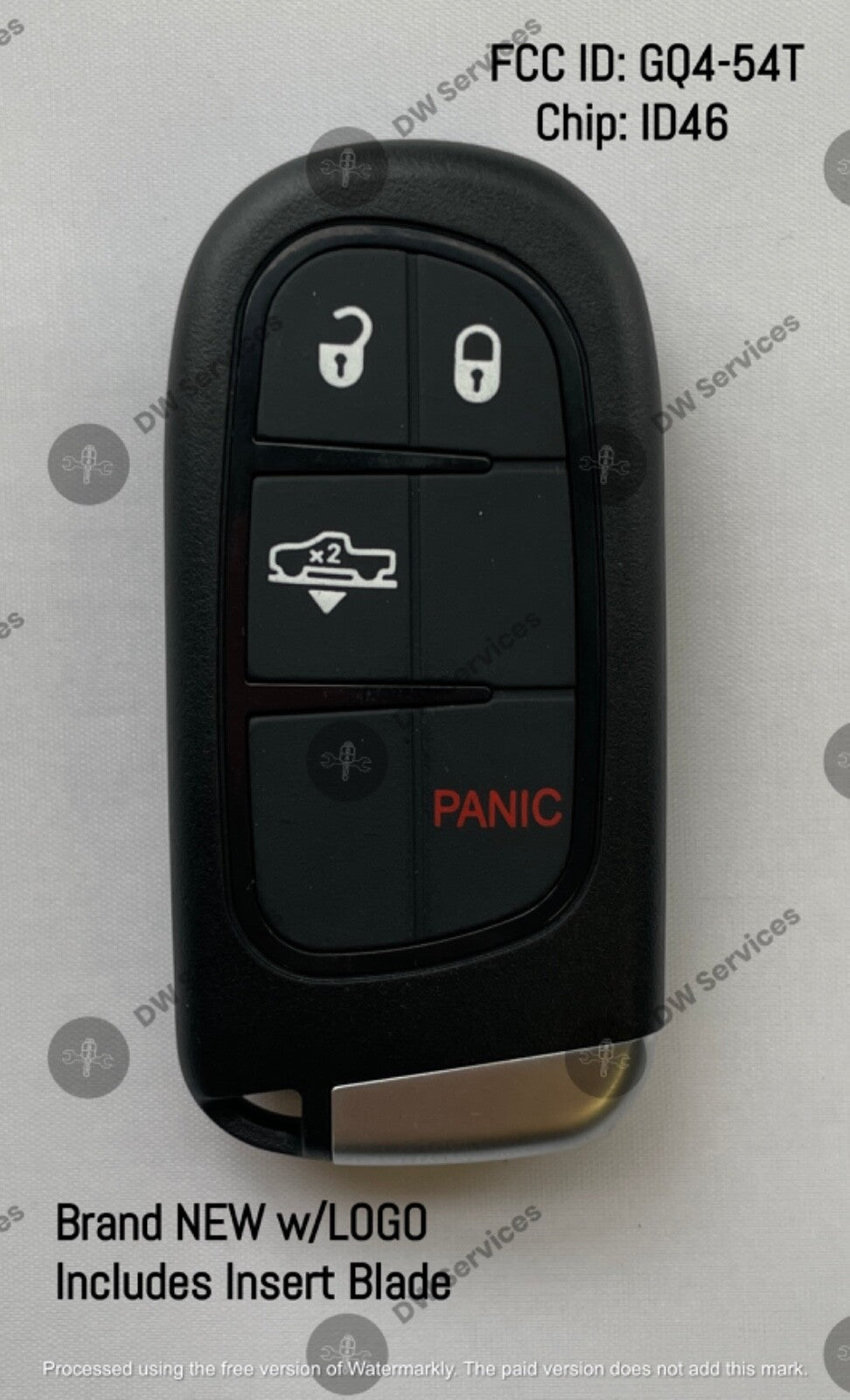 NEW! Dodge RAM 2013 - 2023 SMART key PROXIMITY remote fob GQ4-54T 68159656 AA-AG