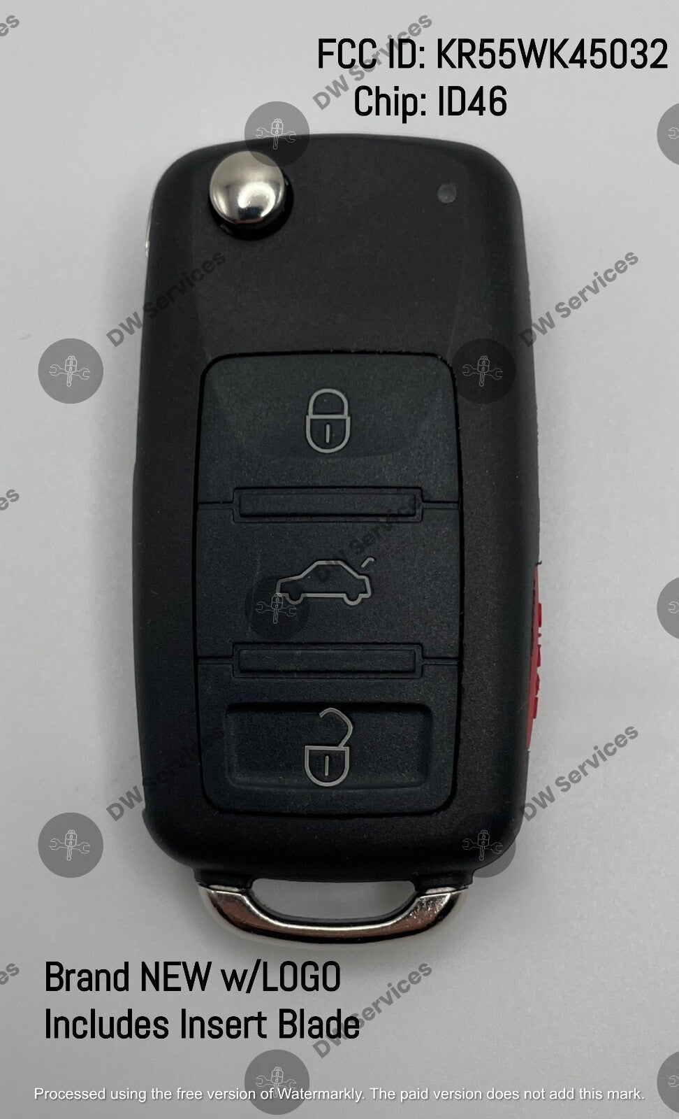 NEW! Audi S8 / A8 / Q6 / Q7 keyless entry remote Smart PROX key fob KR55WK45032