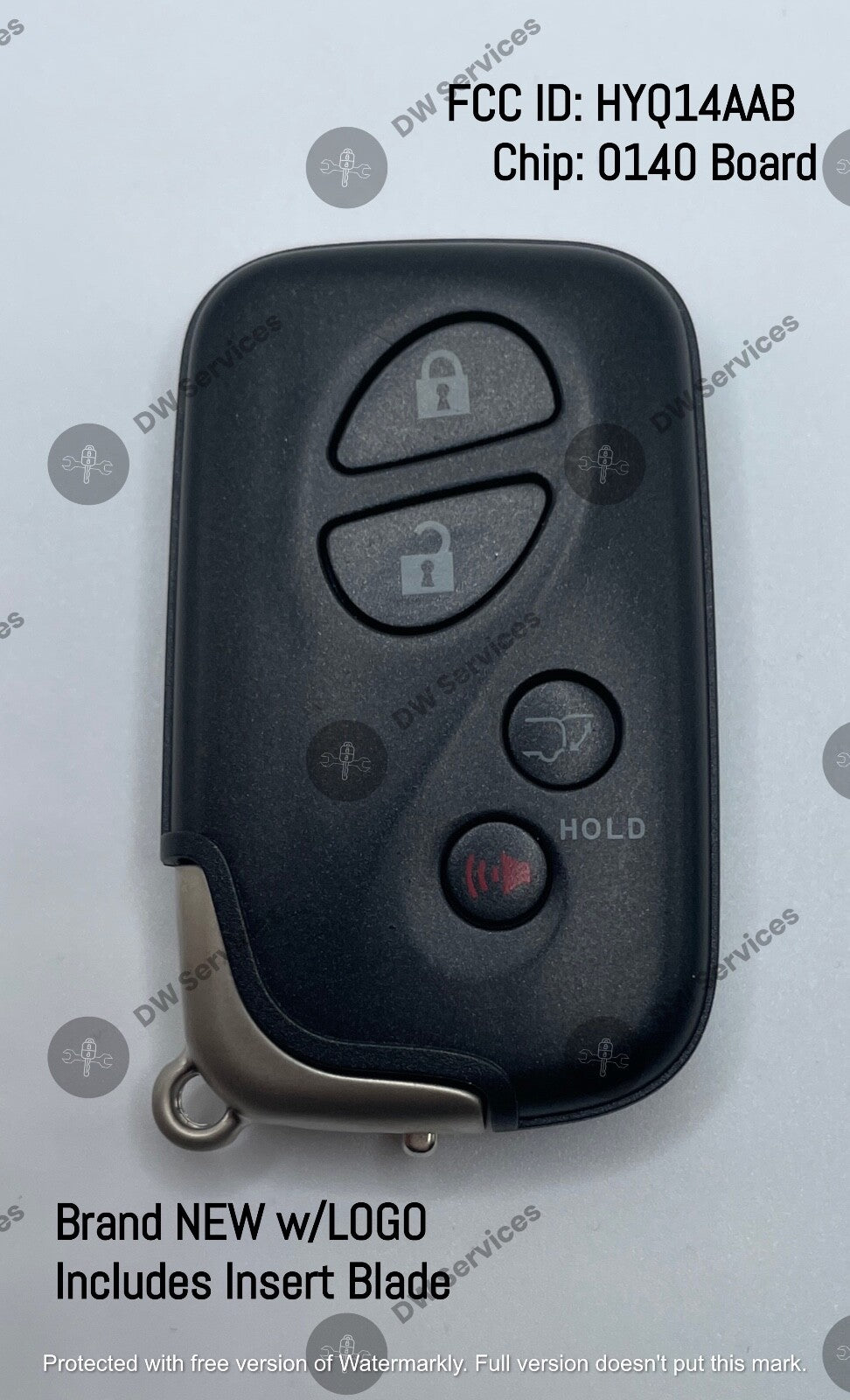 NEW! Lexus LX570 / RX350 08-16 SMART Proximity Remote key Fob HYQ14AAB "0140"